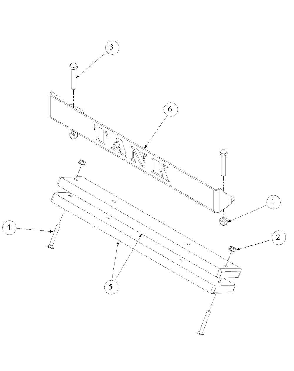 Rear Bumper Diagram and Parts List for M60-KH 53BB5BDX750-27HP-OHV Cub Cadet Lawn Tractor